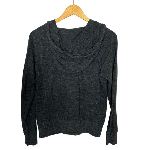 Nike Lightweight Full Zip hooded jacket Dark Heathered Gray Size Medium - Picture 2 of 3